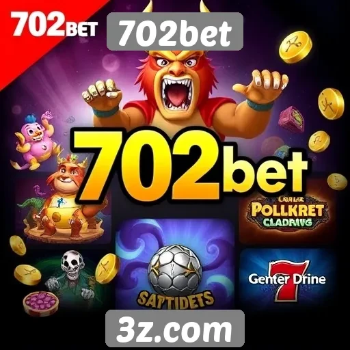 Variedade de jogos disponíveis na plataforma 702bet